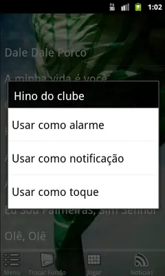 Palmeiras Músicas Torcida android App screenshot 5